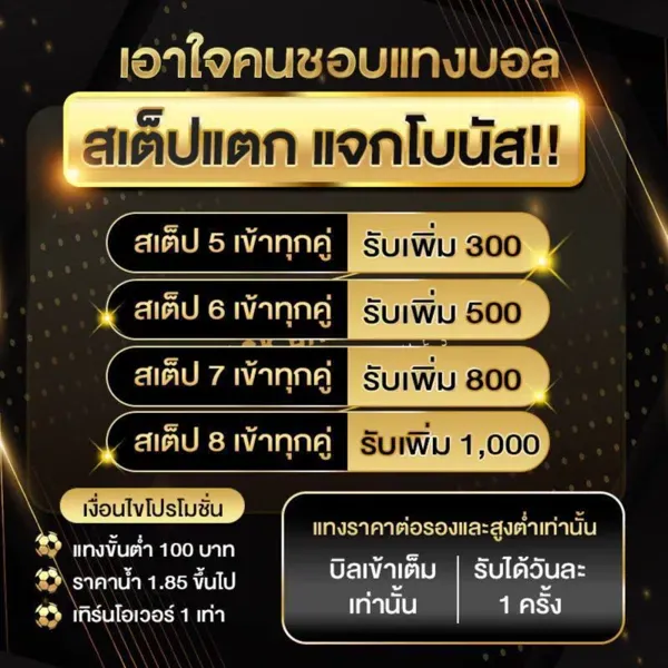 โปรโมชั่นแทงบอล 77UFA